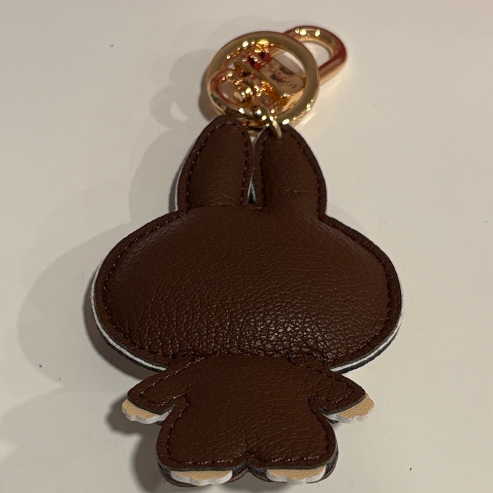 Labubu Brown and Gold Keychain - Picture 2 of 2